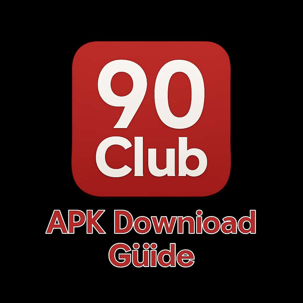 Icon representing 90 Club APK Download Guide.