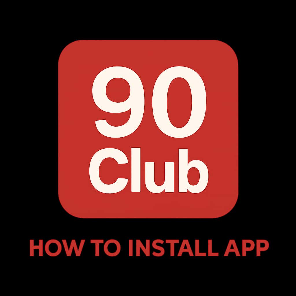 Icon representing the installation of the 90 Club App.