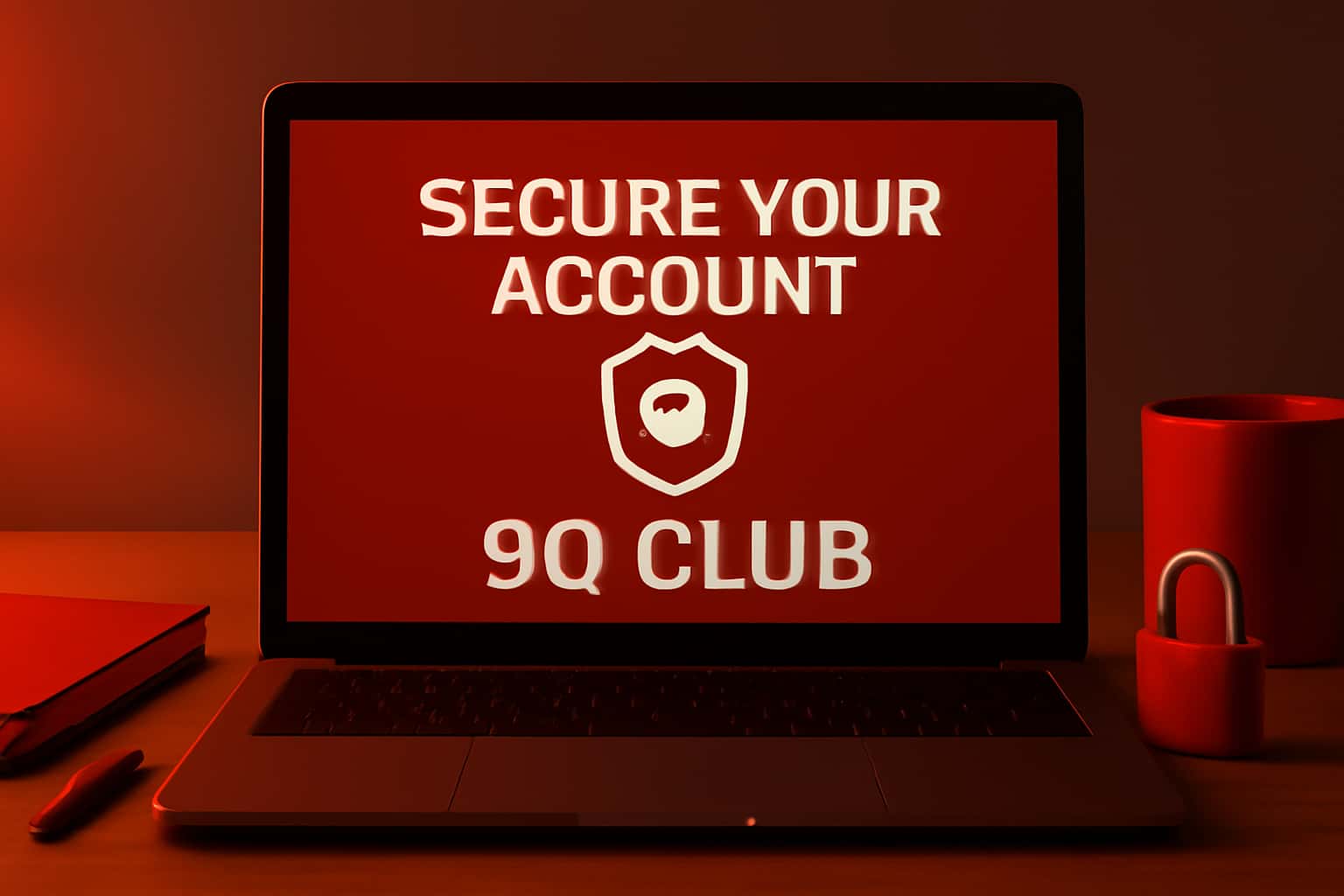 Informational visualization about securing your 90 Club account.